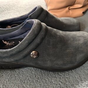 Women's Navy Blue Mules by Therafit